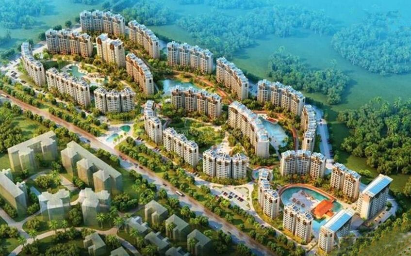 华悦海棠鸟瞰图