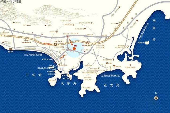 津蘭山水御墅区位图