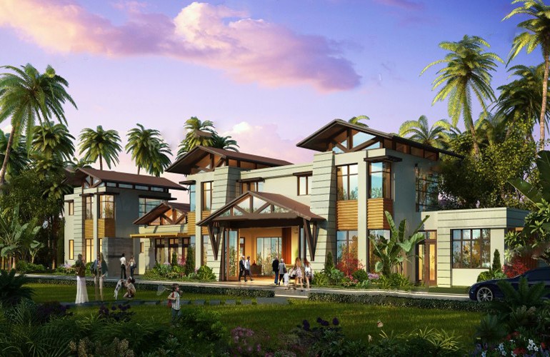 中交海棠麓湖效果图